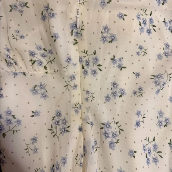 Princess Polly Hera Maxi Dress White Floral Sz 0 - Picture 6 of 10